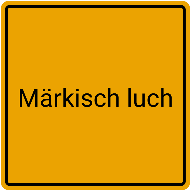 Meldebestätigung Märkisch Luch